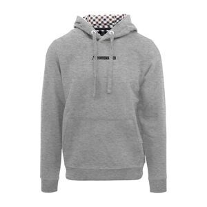 Aquascutum Mens Lettering Hoodie / Gray